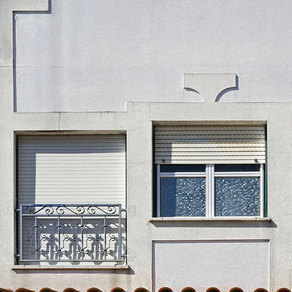 포르투갈 하우스의 창 — 스톡 사진
