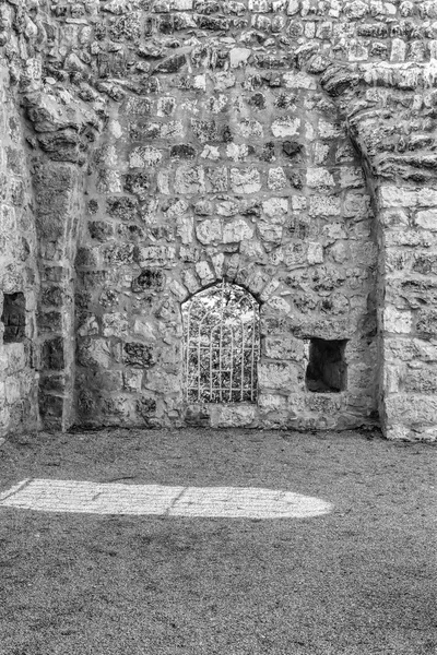 Remnants of Crusader castle in Israel — Stock Photo, Image