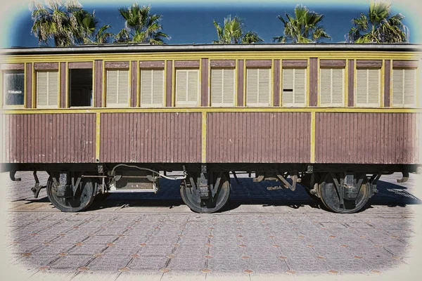 Retro Railway Carriage in Israel