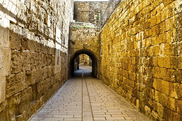 Antigua ciudad de Akko en Israel. — Foto de Stock