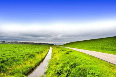 Yol, baraj ve Hollanda'da Canal