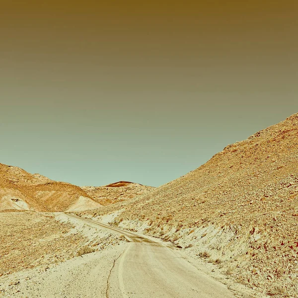 ทะเลทรายในอิสราเอล — ภาพถ่ายสต็อก
