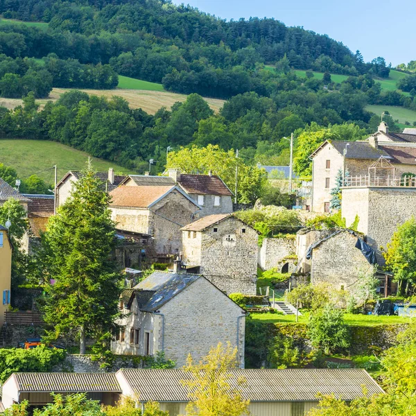 Ciudad de Auxillac en Francia — Foto de Stock