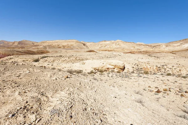 在以色列沙漠的风景 — 图库照片