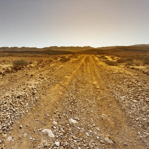 Landschaft der Wüste in Israel — Stockfoto