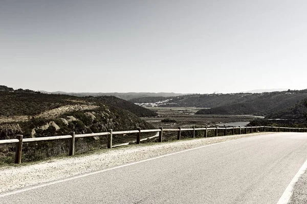 Asphalt Road in Portugal — Stock fotografie