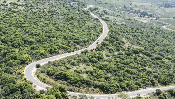 Route sur les hauteurs du Golan en Israël . — Photo