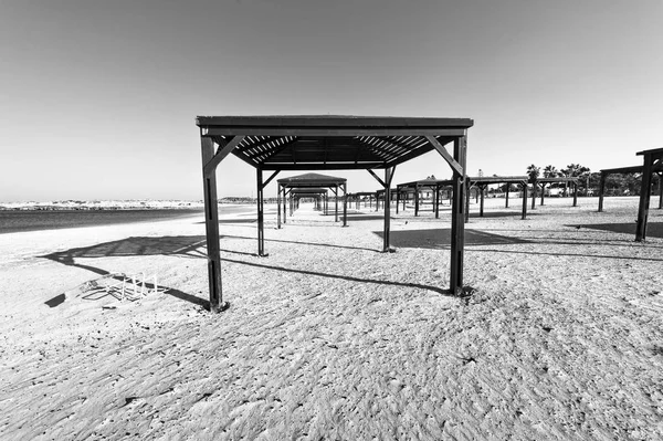 Sunshade on the Beach in Israel — Stock Photo, Image