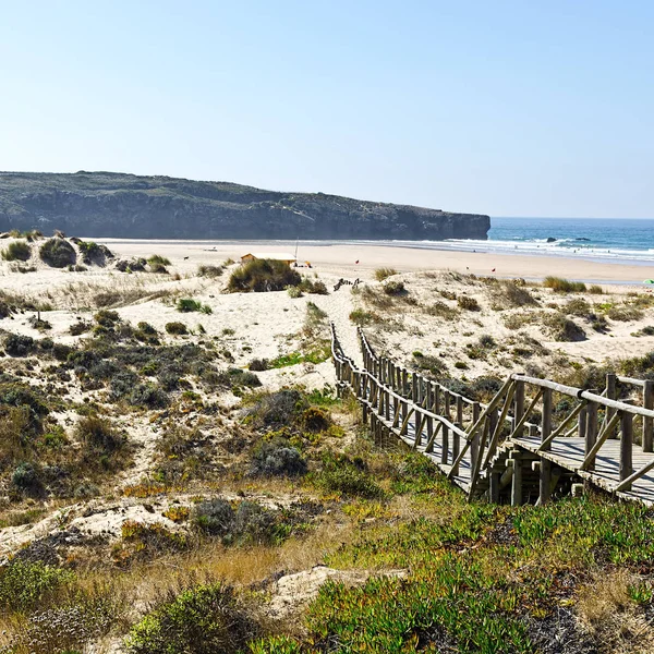 Dune di sabbia sulla costa atlantica — Foto Stock