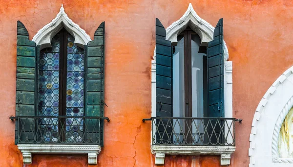 Mosaic Venetian windows — Stock Photo, Image