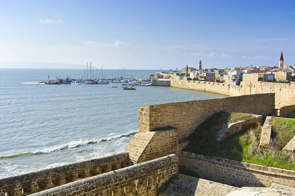 Porto antigo em Israel — Fotografia de Stock