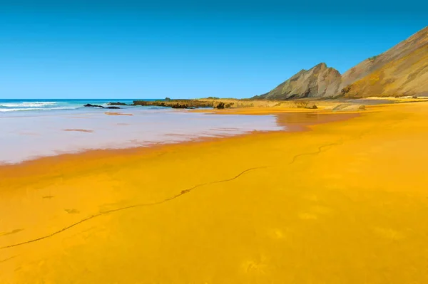 Felsige Küste in Portugal — Stockfoto