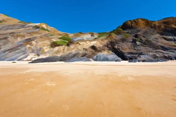 Costa rocosa en Portugal —  Fotos de Stock
