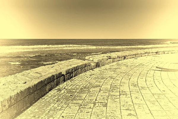 Mediterranean Sea in Akko — Stock Photo, Image