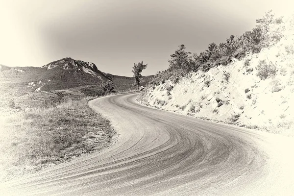 Weg in Franse Alpen — Stockfoto