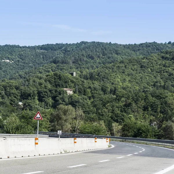 Auto-estrada na Toscana — Fotografia de Stock