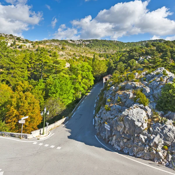 Kreuzung von Touristenstraßen — Stockfoto