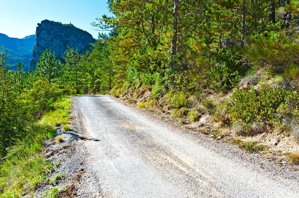 Dağ yolundan Güneydoğu Fransa.