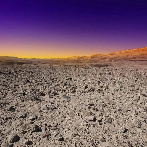 İsrail çölde peyzaj