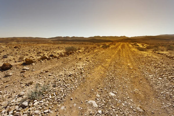 Paisaje del desierto en Israel — Foto de Stock
