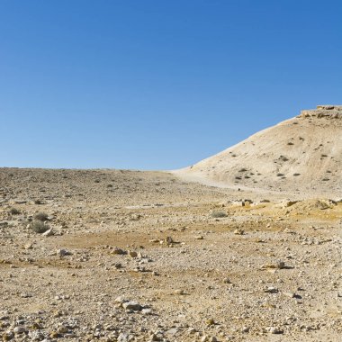 İsrail çölde peyzaj