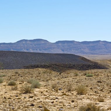 İsrail çölde peyzaj