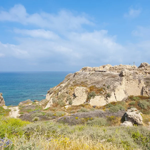 İsrail Haçlı Kalesi kalıntıları. 