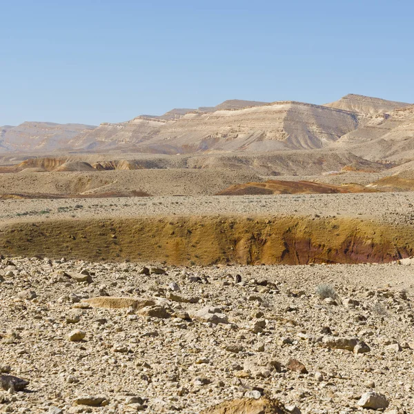 Краєвид пустелі в Ізраїлі — стокове фото