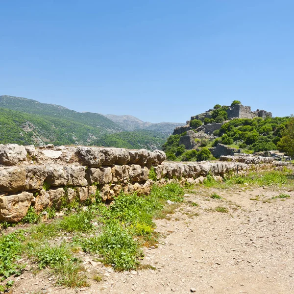 Nimrod festung in israel — Stockfoto