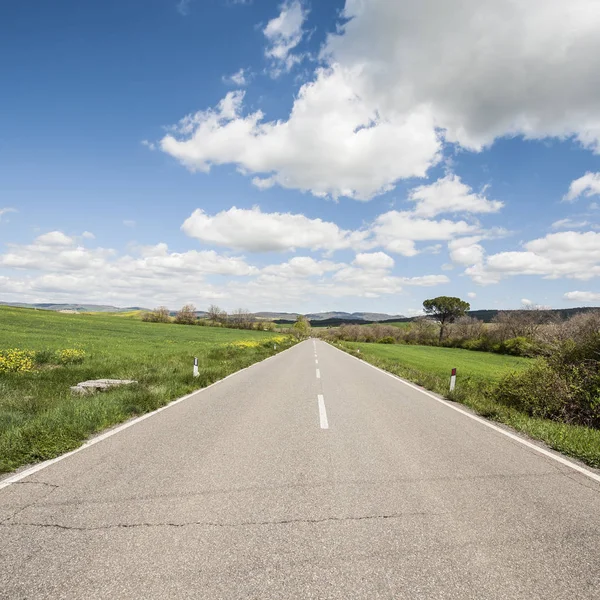 Çayır İtalya arasındaki asfalt yol 