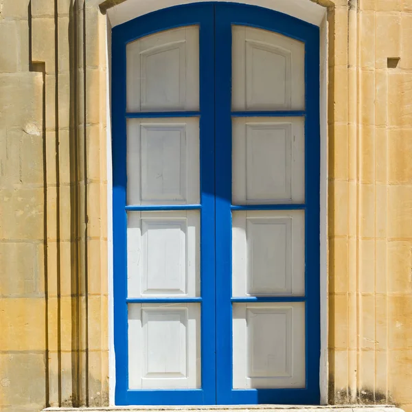 Tradiční okno na Maltě — Stock fotografie