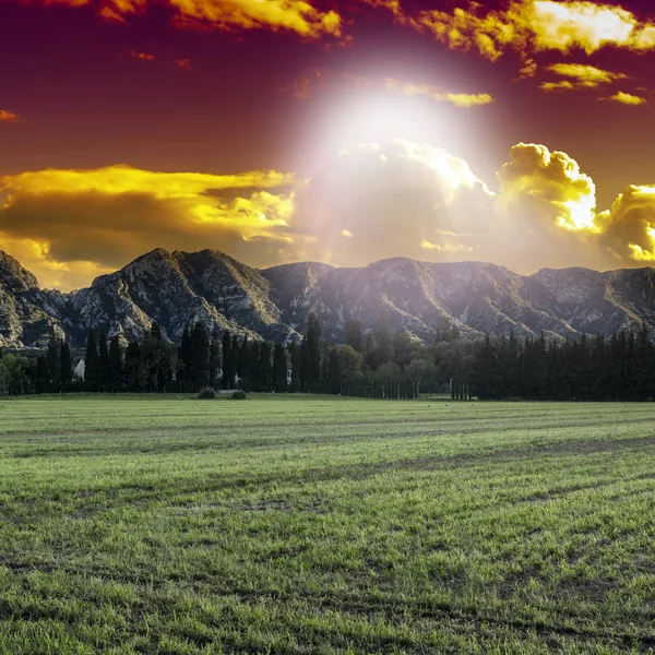 Bergskedja i Frankrike — Stockfoto