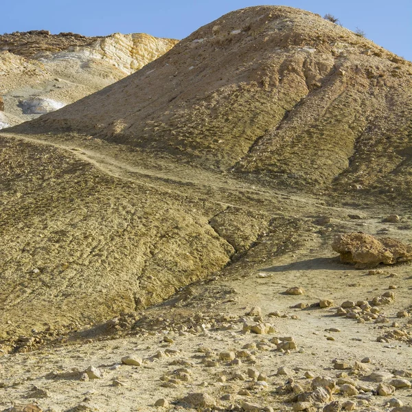 Kullarna i negev-öknen i israel — Stockfoto