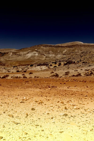 Скалы пустыни Израиля — стоковое фото