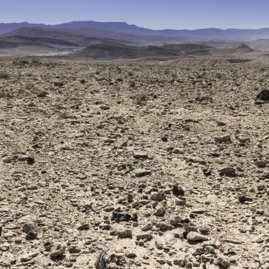 İsrail 'de Negev Çölü.