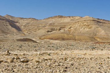 Wadis ve kraterler çölde