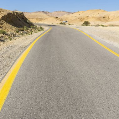 İsrail Çölü yol