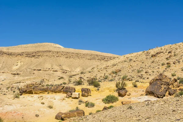 Kaya oluşumları İsrail Çölü'nde