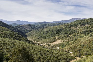 Cantabria Dağları'nın dramatik görünüm
