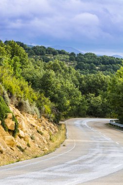Asfalt yol İspanya 