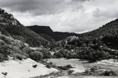 Cantabria Dağları'nın dramatik görünüm