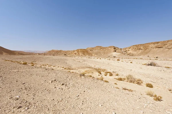 Malinconia e vuoto del deserto in Israele . — Foto Stock