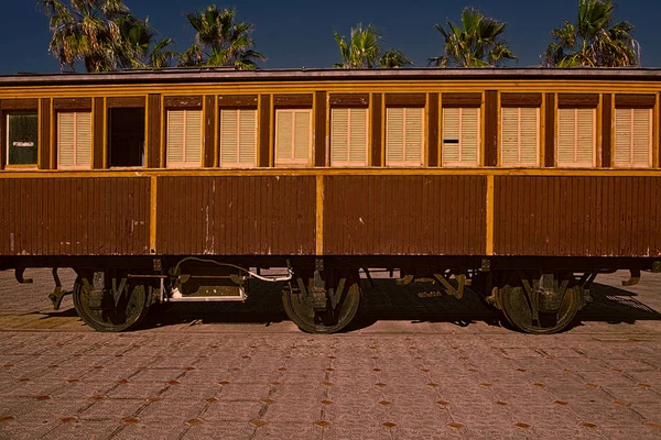 Retro spoorweg vervoer in Israël — Stockfoto