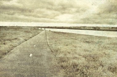 Yol, baraj ve Hollanda'da Canal