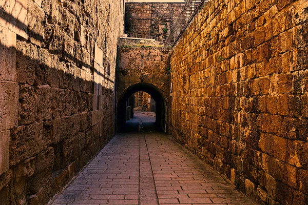 Старый город Акко в Израиле. — стоковое фото
