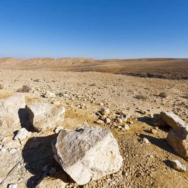 Sten öken i israel — Stockfoto