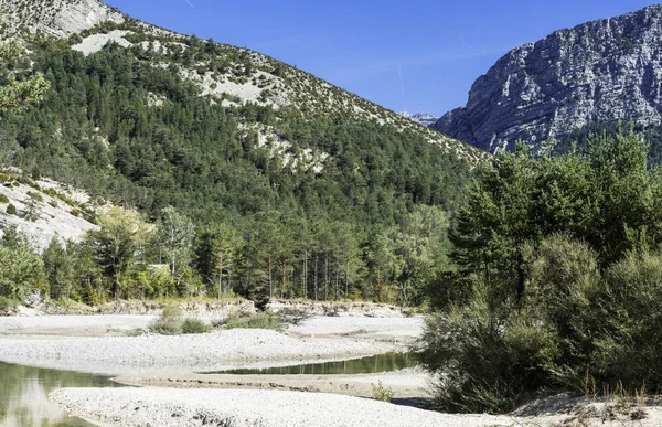 Alpes Haute Provence Bölümü Güneydoğu Fransa Alp Manzara — Stok fotoğraf