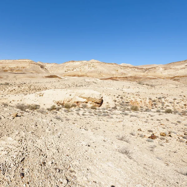 Landskapet i öknen i Israel — Stockfoto