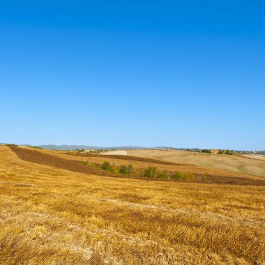 Tuscany peyzaj hasat sonra