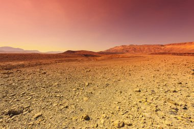 Gün batımında Orta Doğu